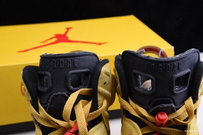 Kick Theory 6 TRAVIS YELLOW X SCOTT JORDAN CN1084-300 AIR 0730